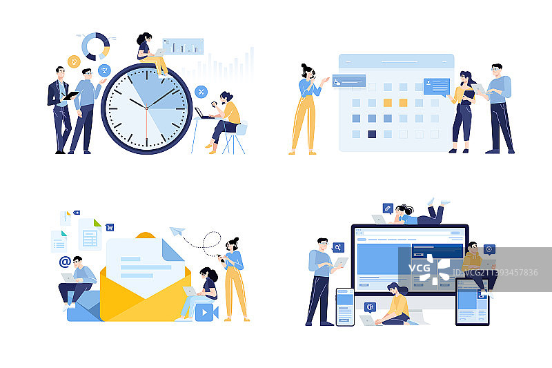 商务人士概念合集图片素材