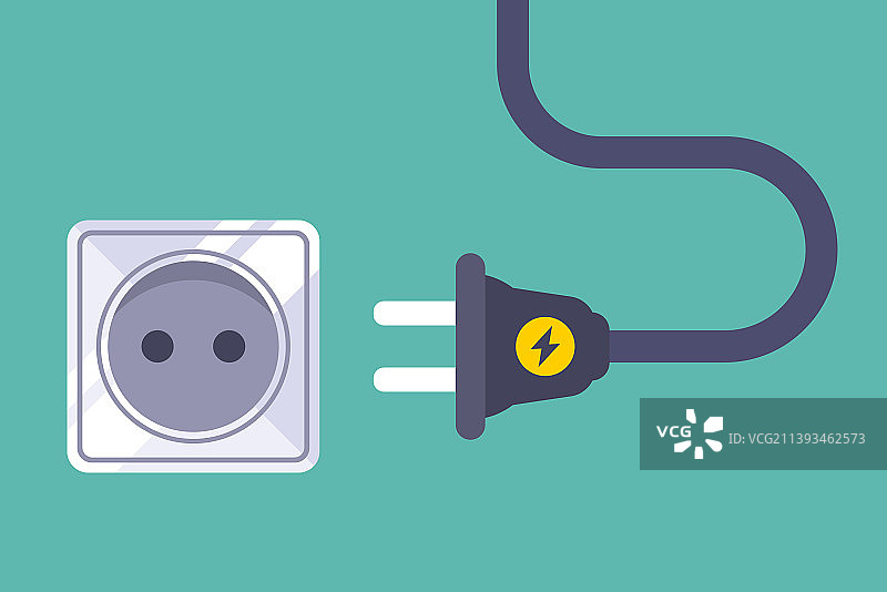 插座和插头：将电器插入插座图片素材
