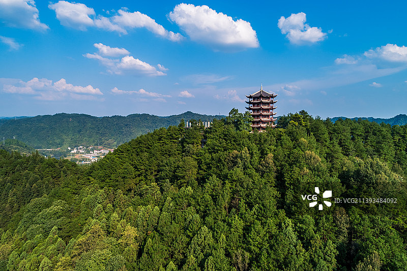 《凤凰县沱江镇八角楼》图片素材