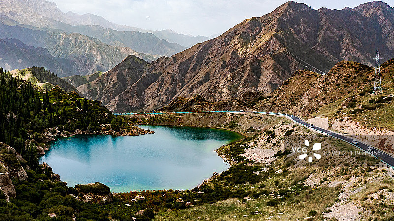 独库公路小龙池图片素材