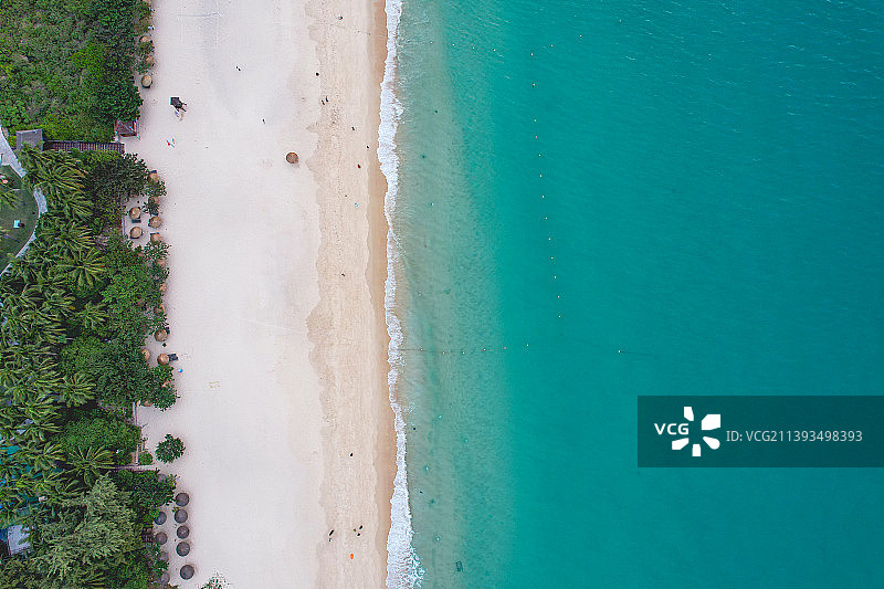 碧色的三亚海图片素材