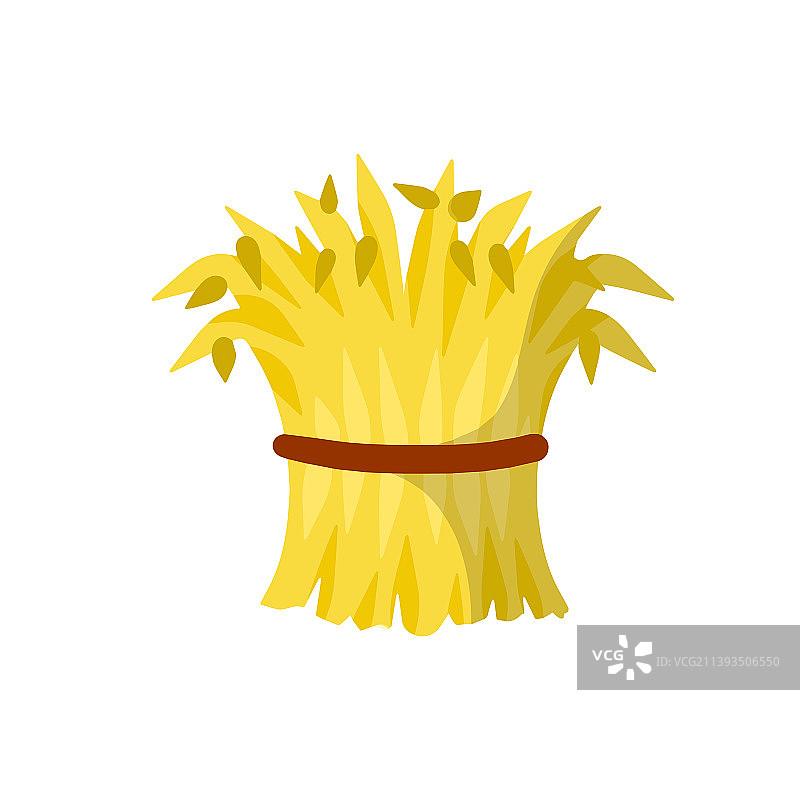 乡村丰收的干草捆图片素材