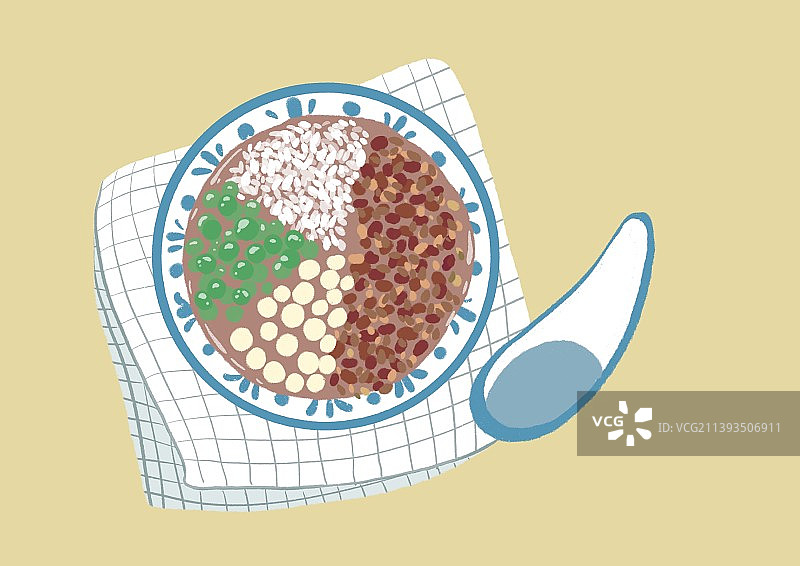 红豆冰汤圆图片素材