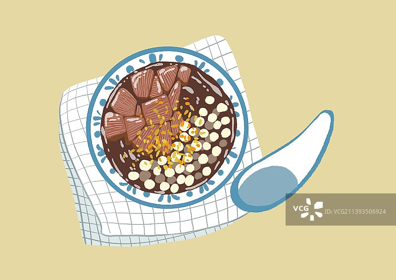 桂花糖芋苗图片素材