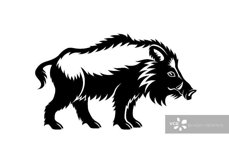 野猪图标图片素材