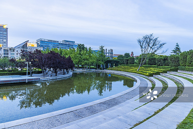 天津滨海新区滨海广场公园图片素材