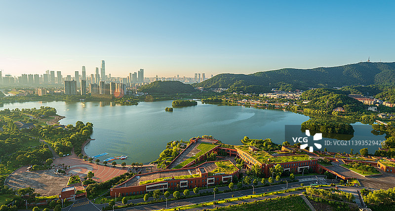 长沙咸嘉湖风光图片素材