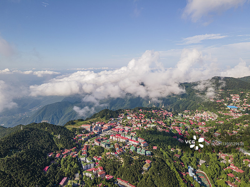 庐山牯岭镇图片素材