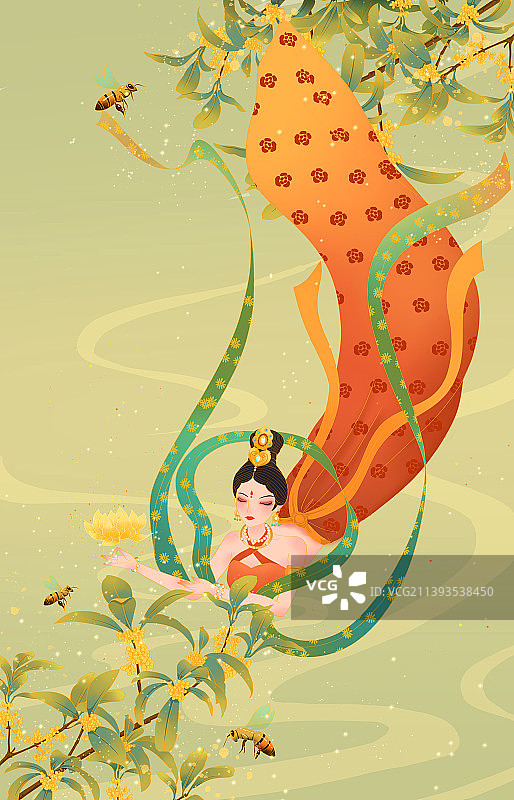 古装女子图片素材