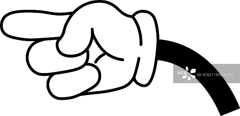 卡通手指手臂手势（非语言）图片素材