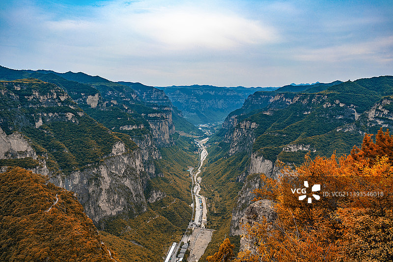 长治 八泉峡风光图片素材