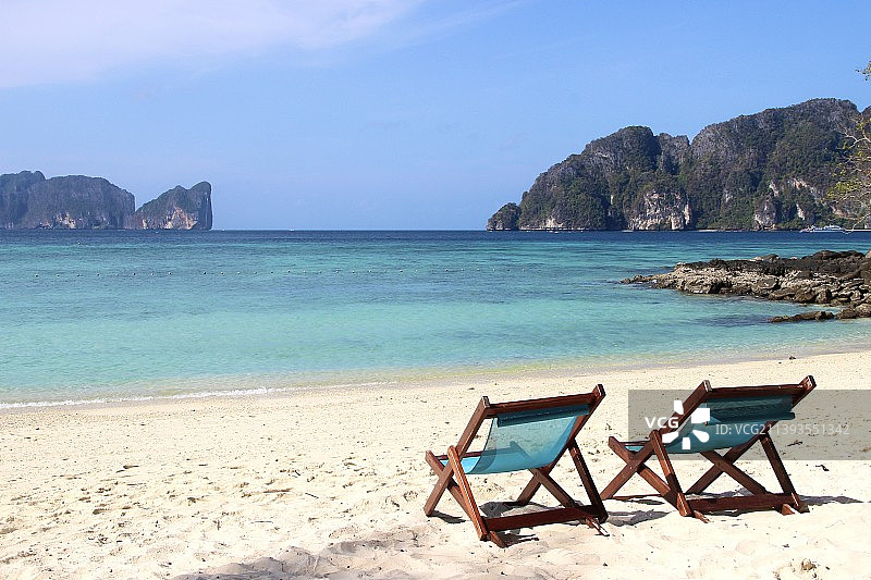 安静的海滩图片素材