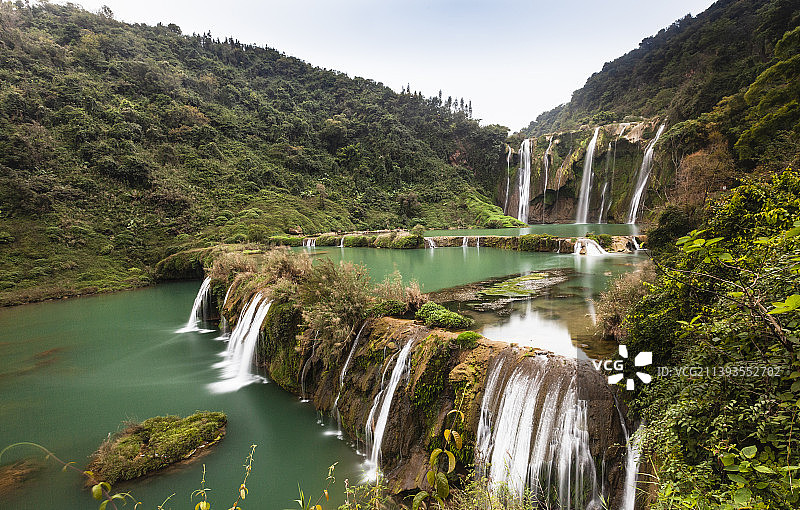 罗平九龙瀑布图片素材
