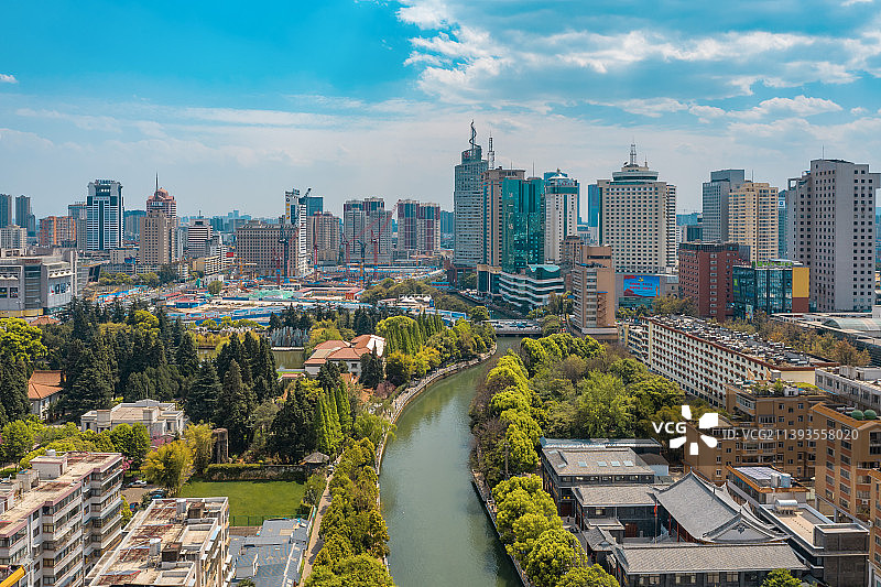 昆明盘龙江风光图片素材