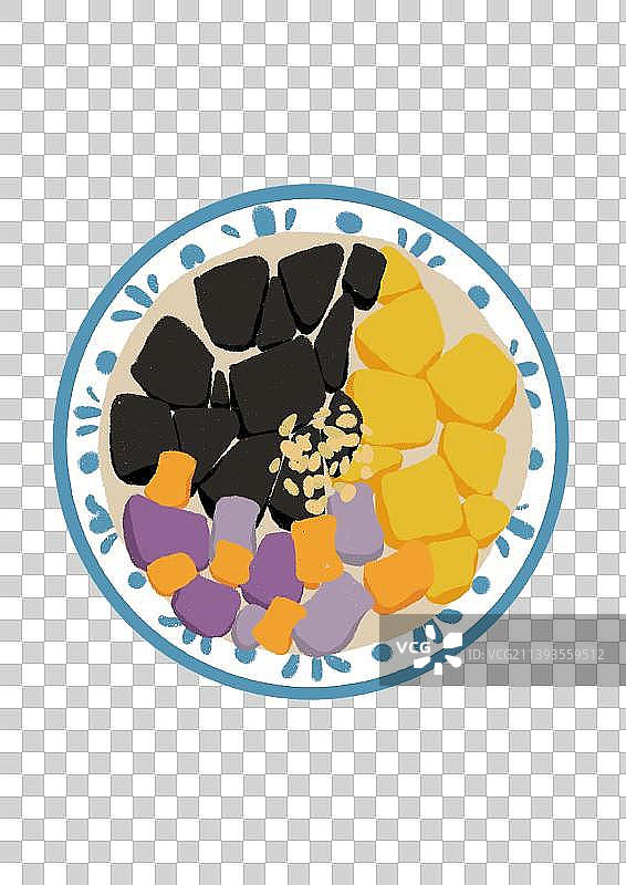 芒果芋圆烧仙草图片素材