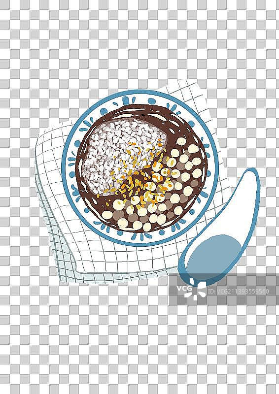 桂花酒酿小圆子图片素材