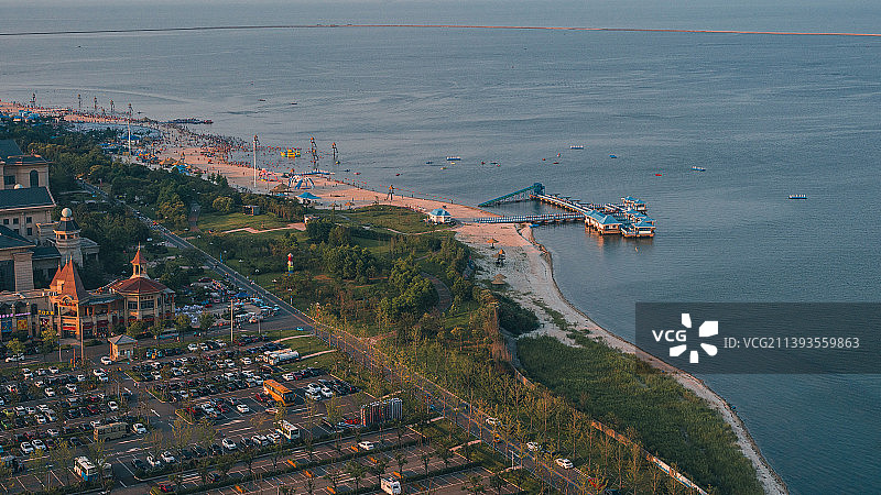 启东海岸线图片素材