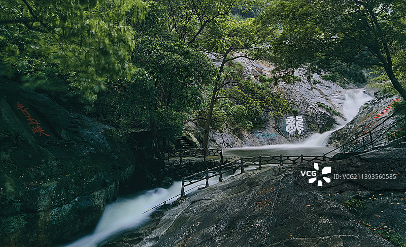 庐山秀峰龙潭青玉峡图片素材