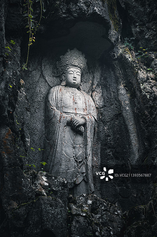 石刻佛像图片素材