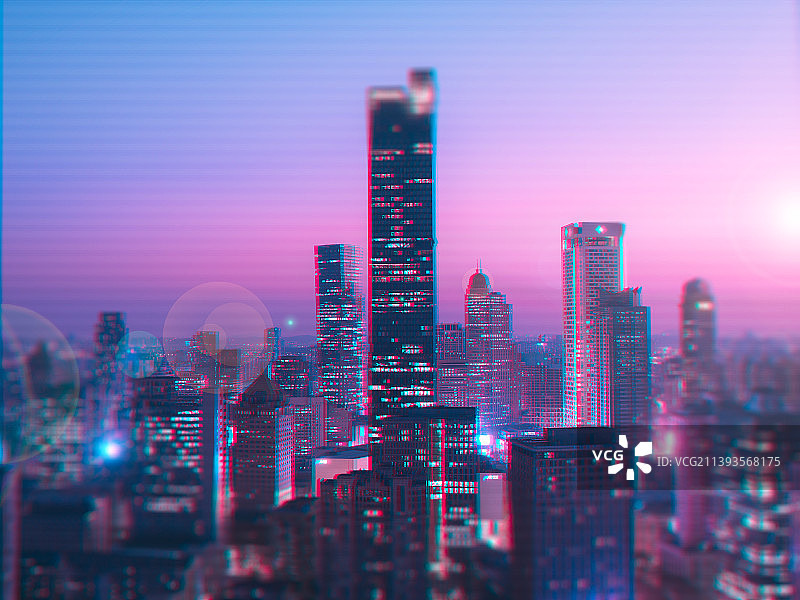 南京赛博朋克图片素材