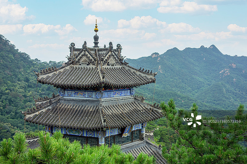 中国辽宁鞍山市“千山风景区”风光图片素材