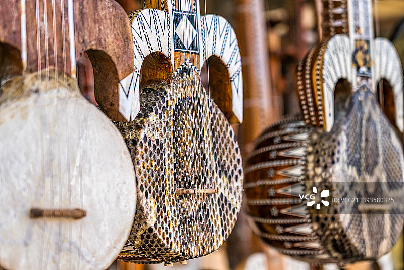 新疆传统民族乐器图片素材