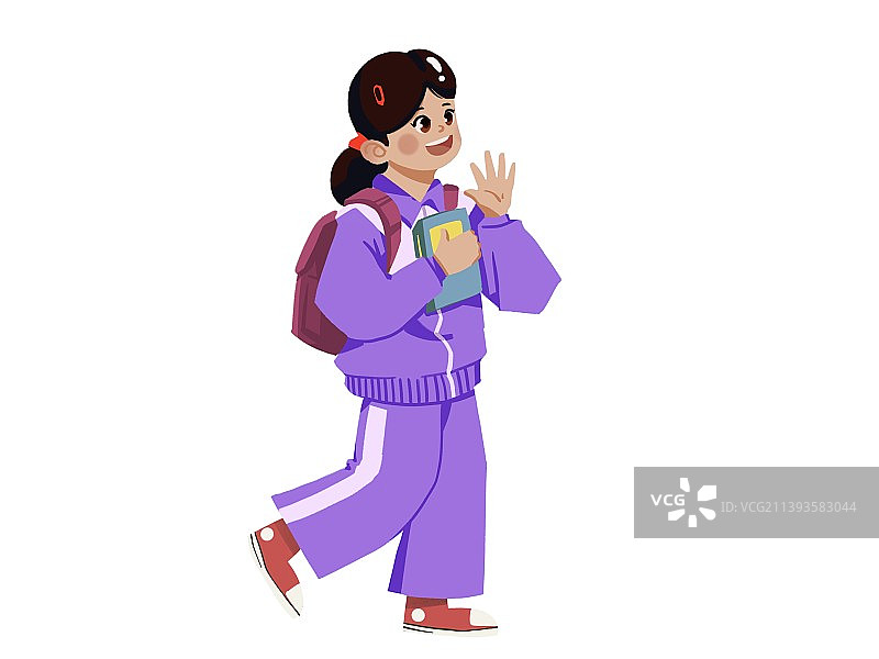 穿校服的学生图片素材