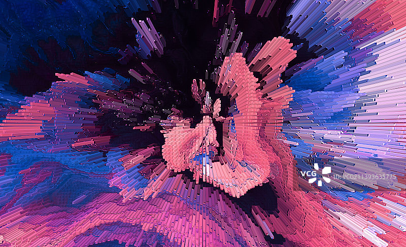 三维抽象震撼视觉冲击力背景图图片素材