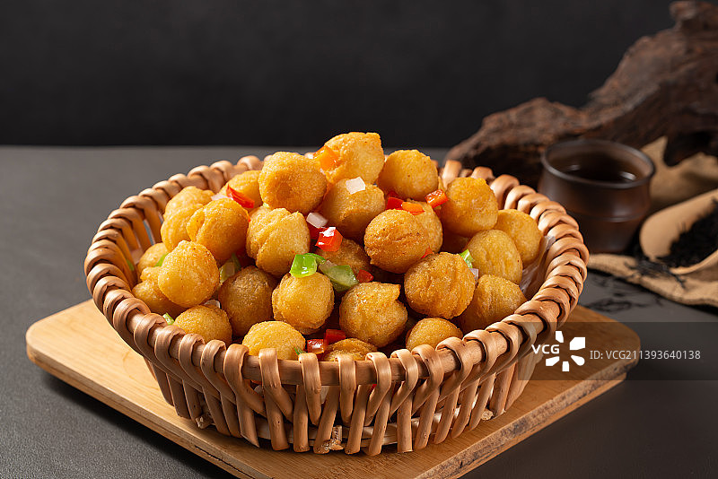 椒盐小土豆图片素材