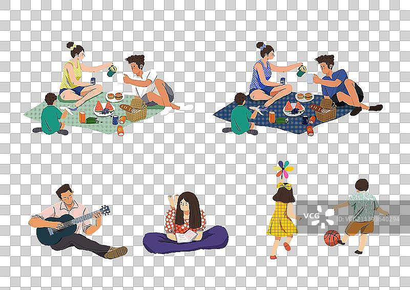 休闲人物免抠图片素材