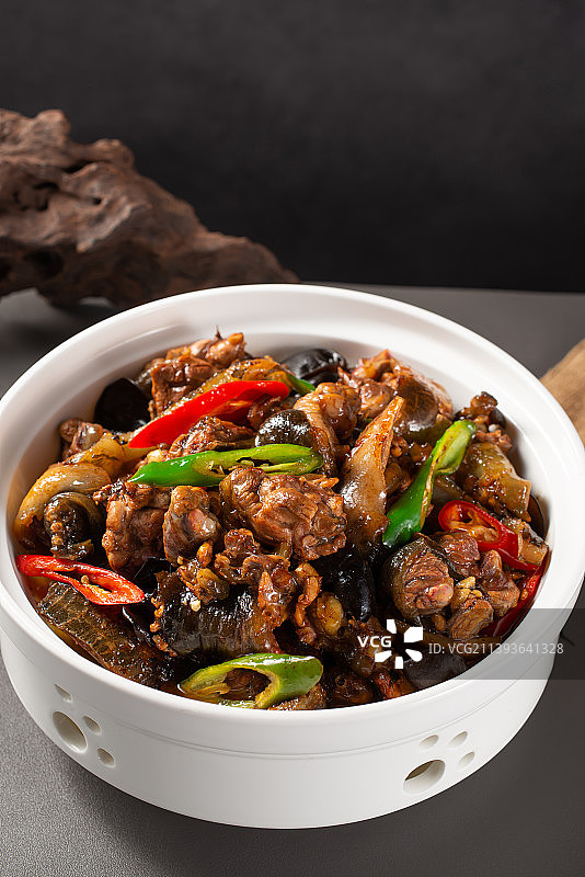 农家小炒甲鱼图片素材