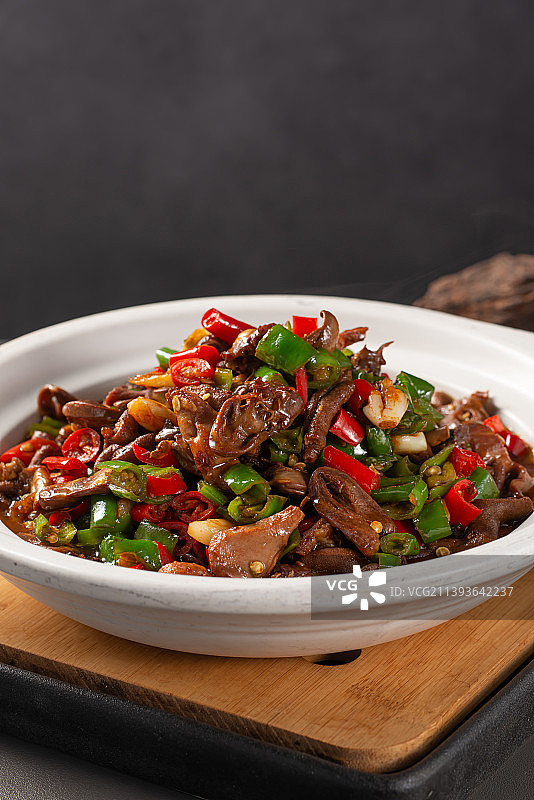 特色爆炒鸡杂图片素材