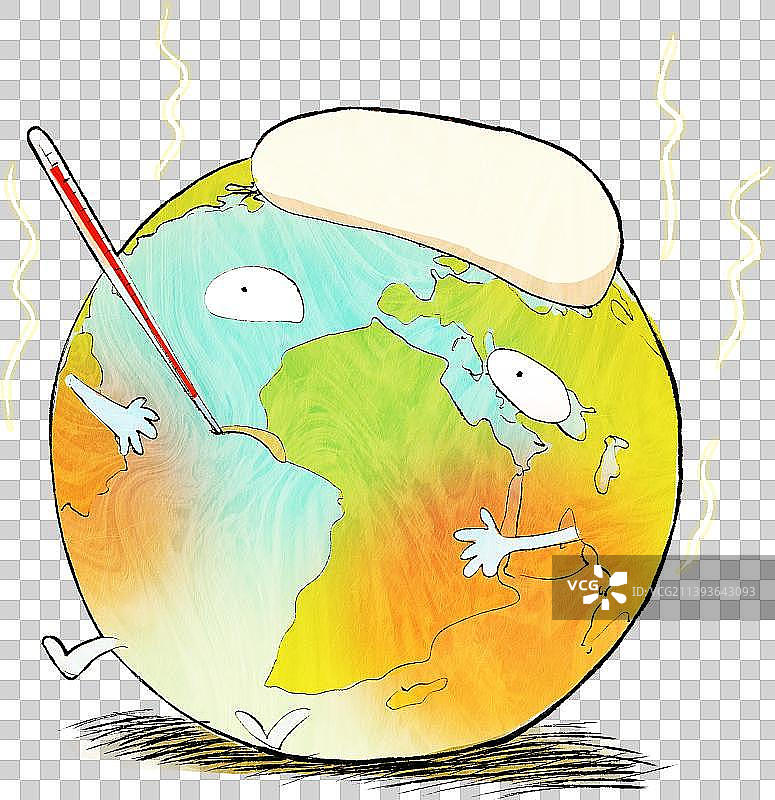 高温的地球图片素材