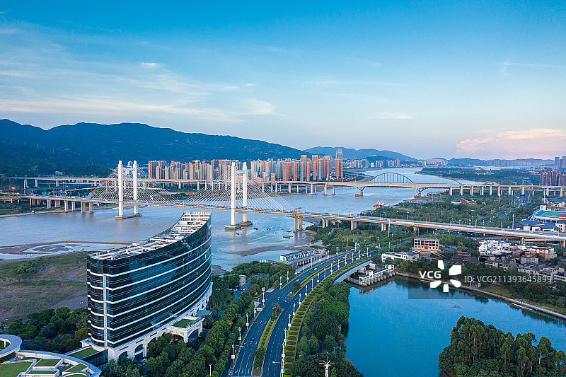 福州现代城市风光图片素材