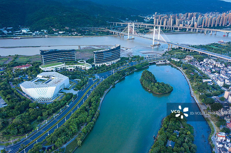 福州现代城市风光图片素材