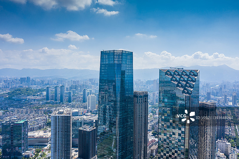 中国福州现代城市风光图片素材