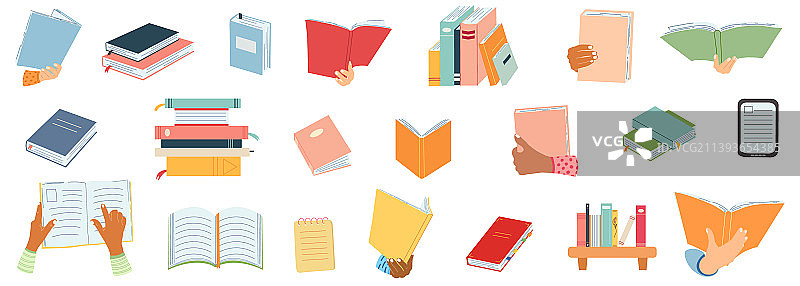 世界读书日学习概念书籍堆叠图片素材