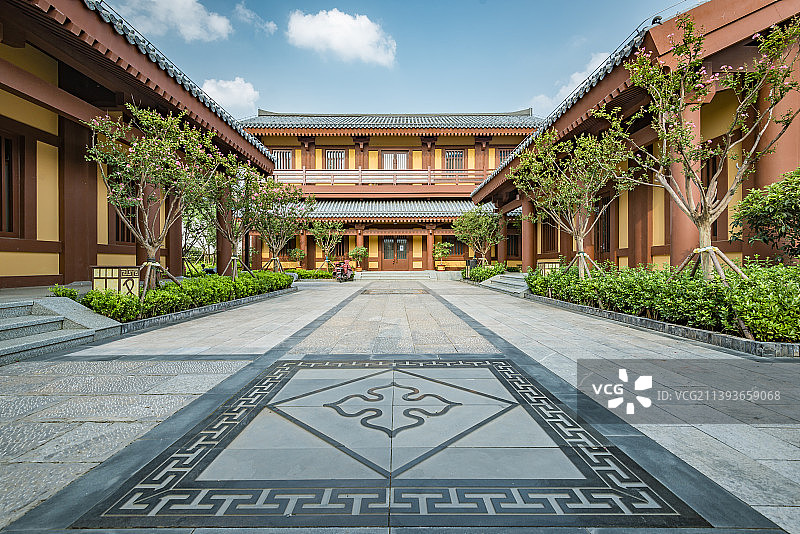 山东省临沂市银雀山兵学文化公园 汉墓竹简博物馆图片素材