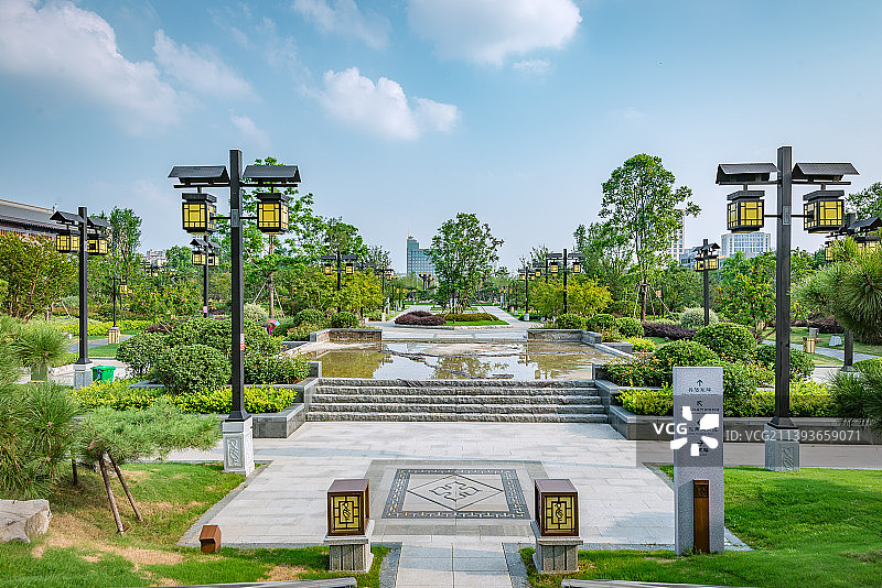 山东省临沂市银雀山兵学文化公园 汉墓竹简博物馆图片素材