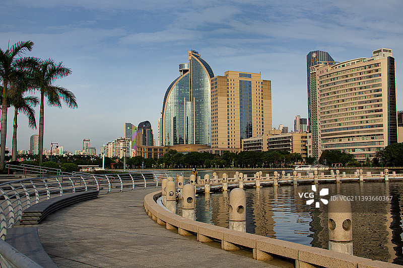 厦门白鹭洲公园图片素材