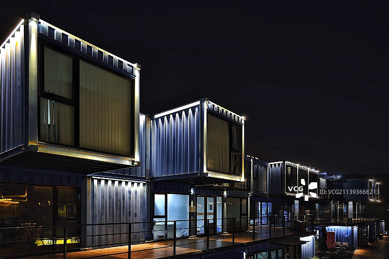 智慧湾之夜图片素材