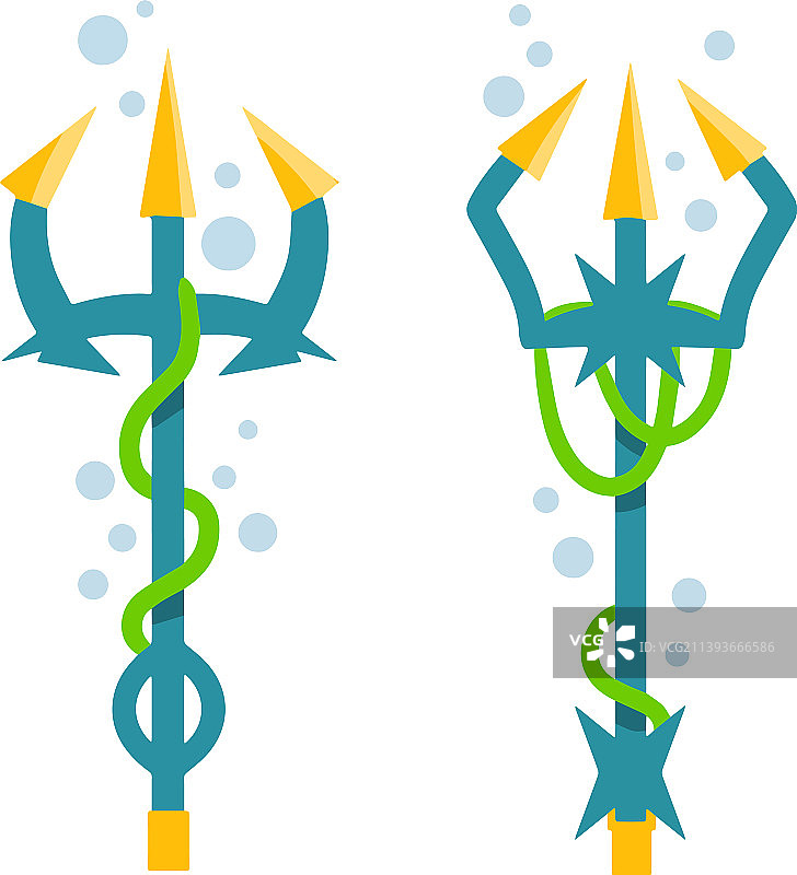 波塞冬三叉戟神话物品图片素材
