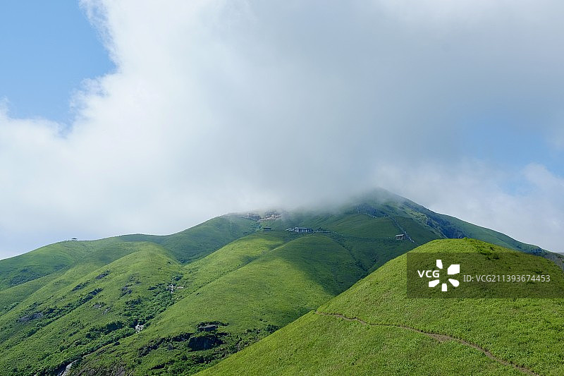 高山草甸图片素材