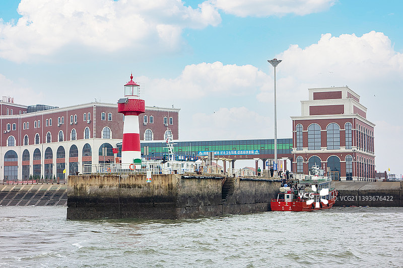 中国辽宁省大连市 皮口港图片素材