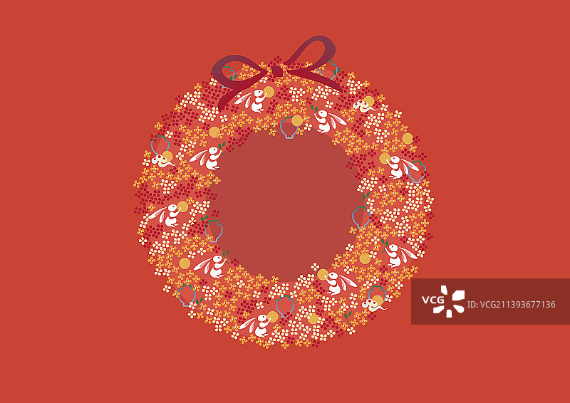 秋日花环16图片素材