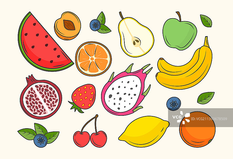 水果合集图片素材