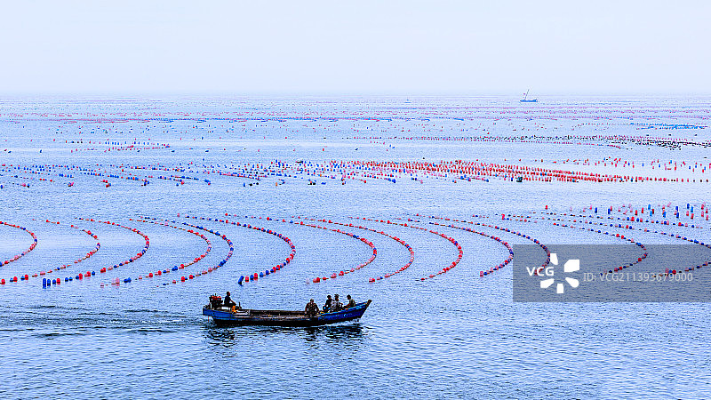 中国辽宁省长海县“小长山岛”风光图片素材