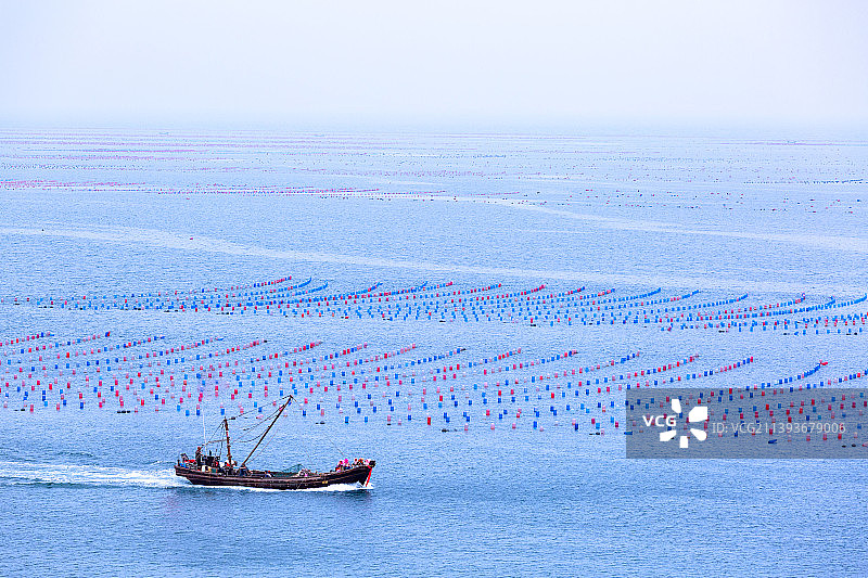中国辽宁省长海县“小长山岛”风光图片素材