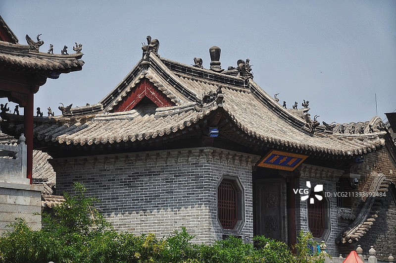 潍坊十笏园关帝庙图片素材