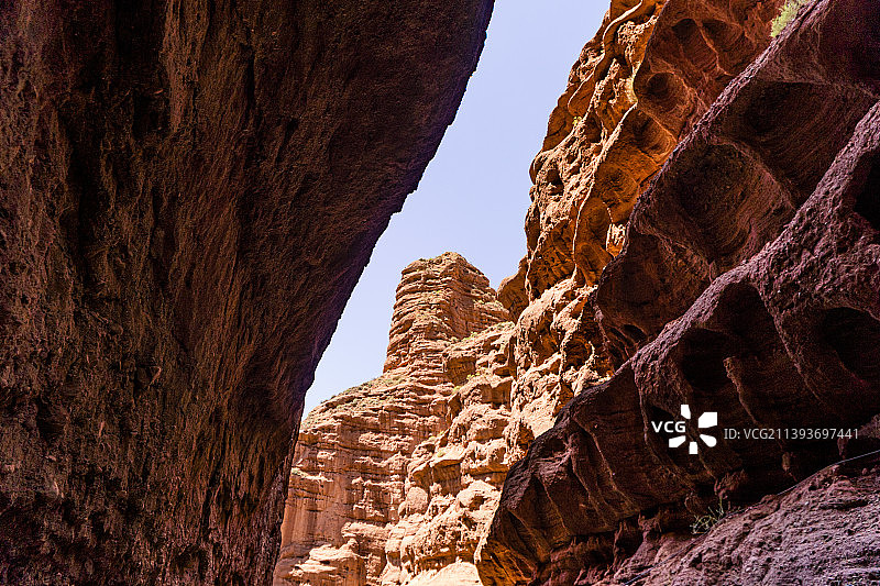 谷底一线天图片素材